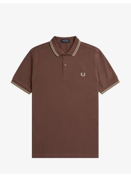 The Fred Perry Shirt M3600 Ladrillo Carrinton  Para Hombre