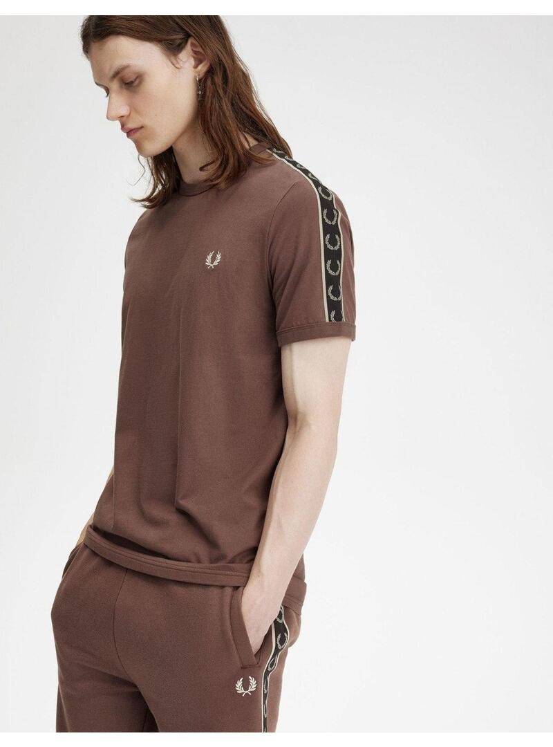 Contrast Tape Ringer Ladrillo Fred Perry
