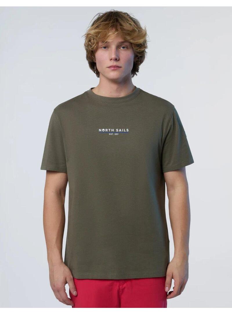 Camiseta Basic Legado Verde  North Sails Para Hombre