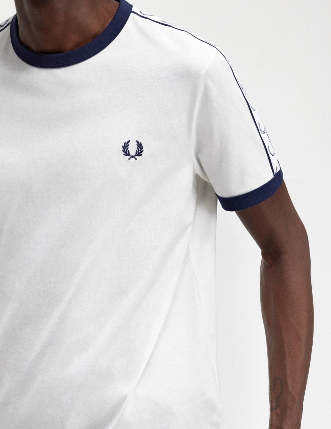 Taped Ringer Tshirt M4620 Fred Perry Para Hombre