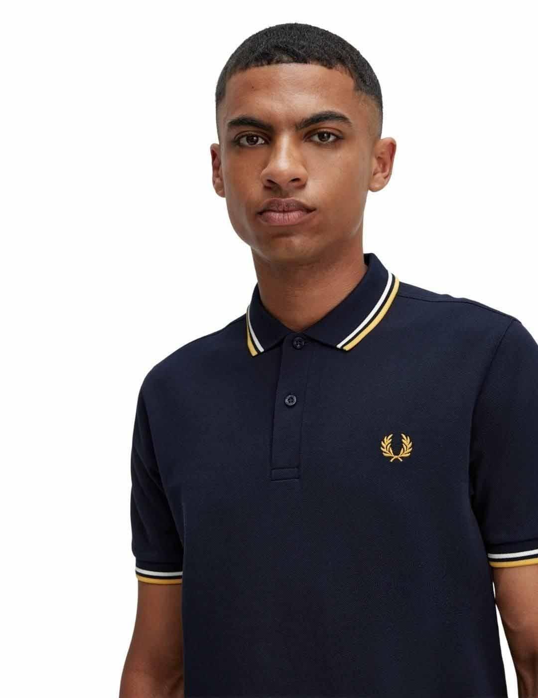 Twin Tipped M3600 Polo Fred Perry Para Hombre